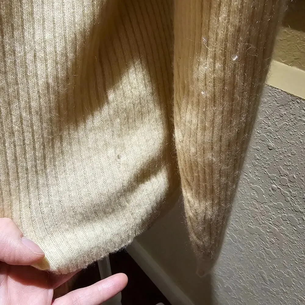 J.Crew 100% Ribbed Cashmere Sweater L Cabincore Soft Surrounding Nostalgic - Picture 13 of 16